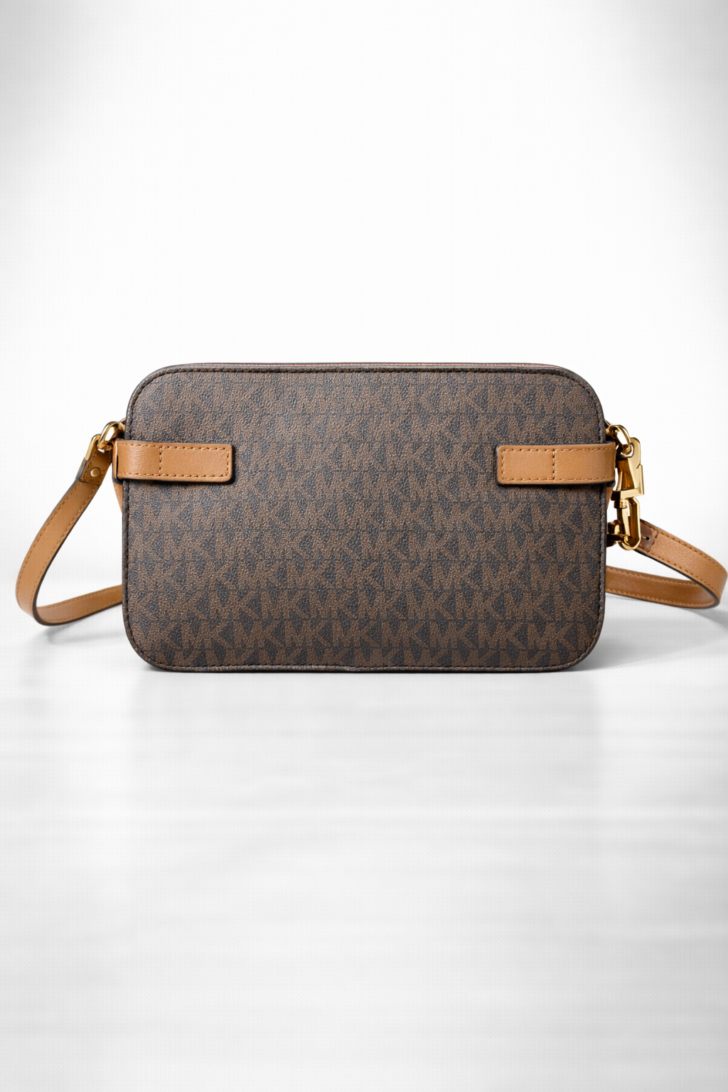 Michael Kors MK Monogram Chain Crossbody Bag – Designer Shoulder Purse