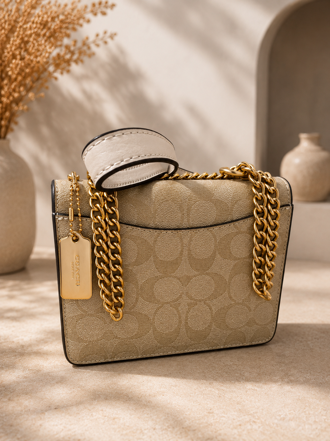 Coach Morgan Square Crossbody Bag - Signature Canvas & Leather Shoulder Bag