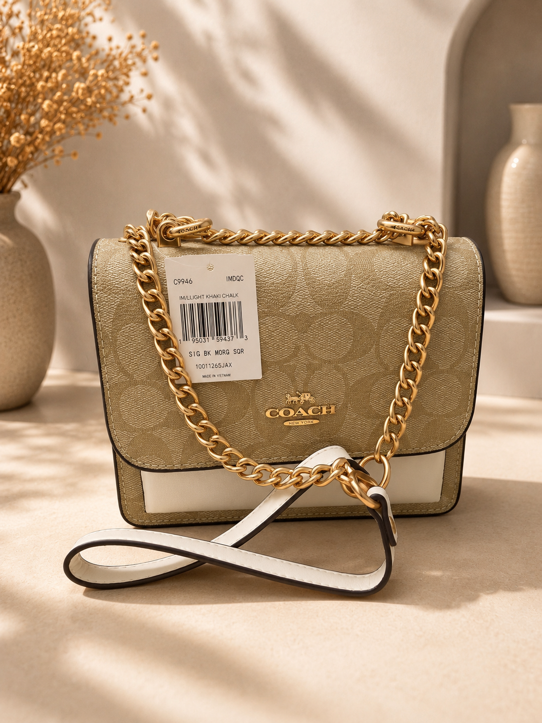 Coach Morgan Square Crossbody Bag - Signature Canvas & Leather Shoulder Bag