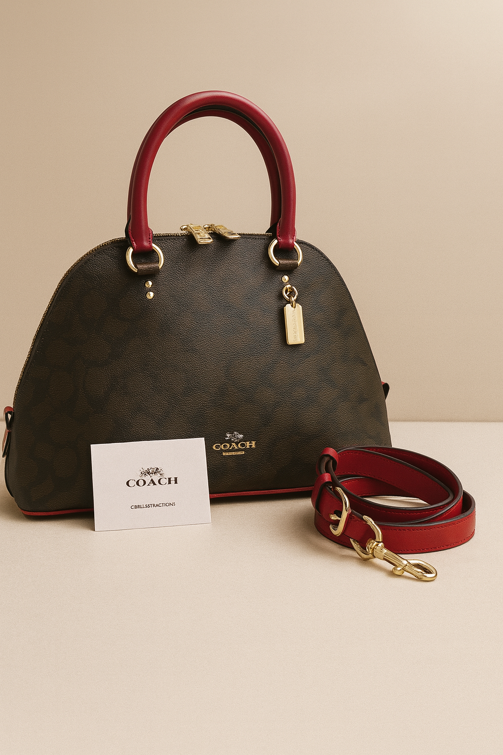 Classic Dome Satchel Handbag