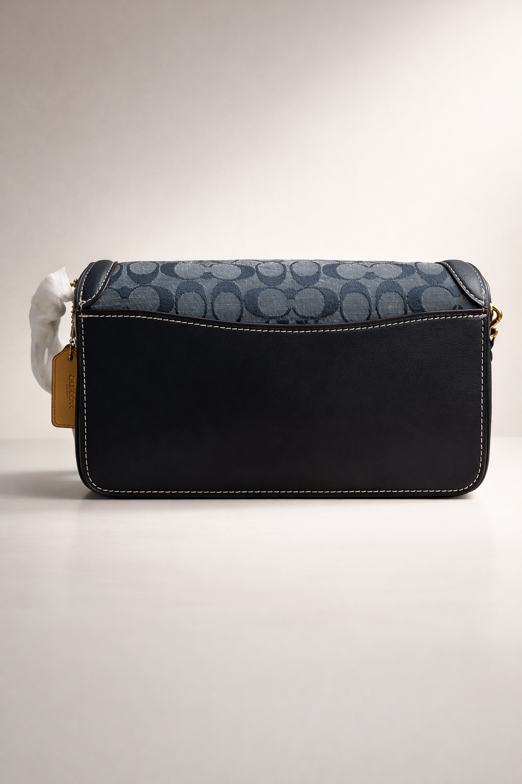 Signature Buckle Crossbody Bag (Navy Blue)