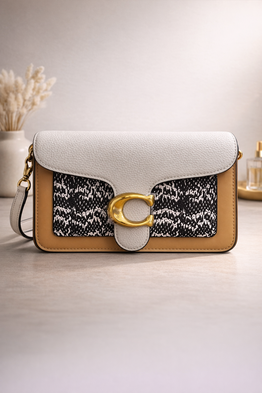 Signature Buckle Crossbody Bag