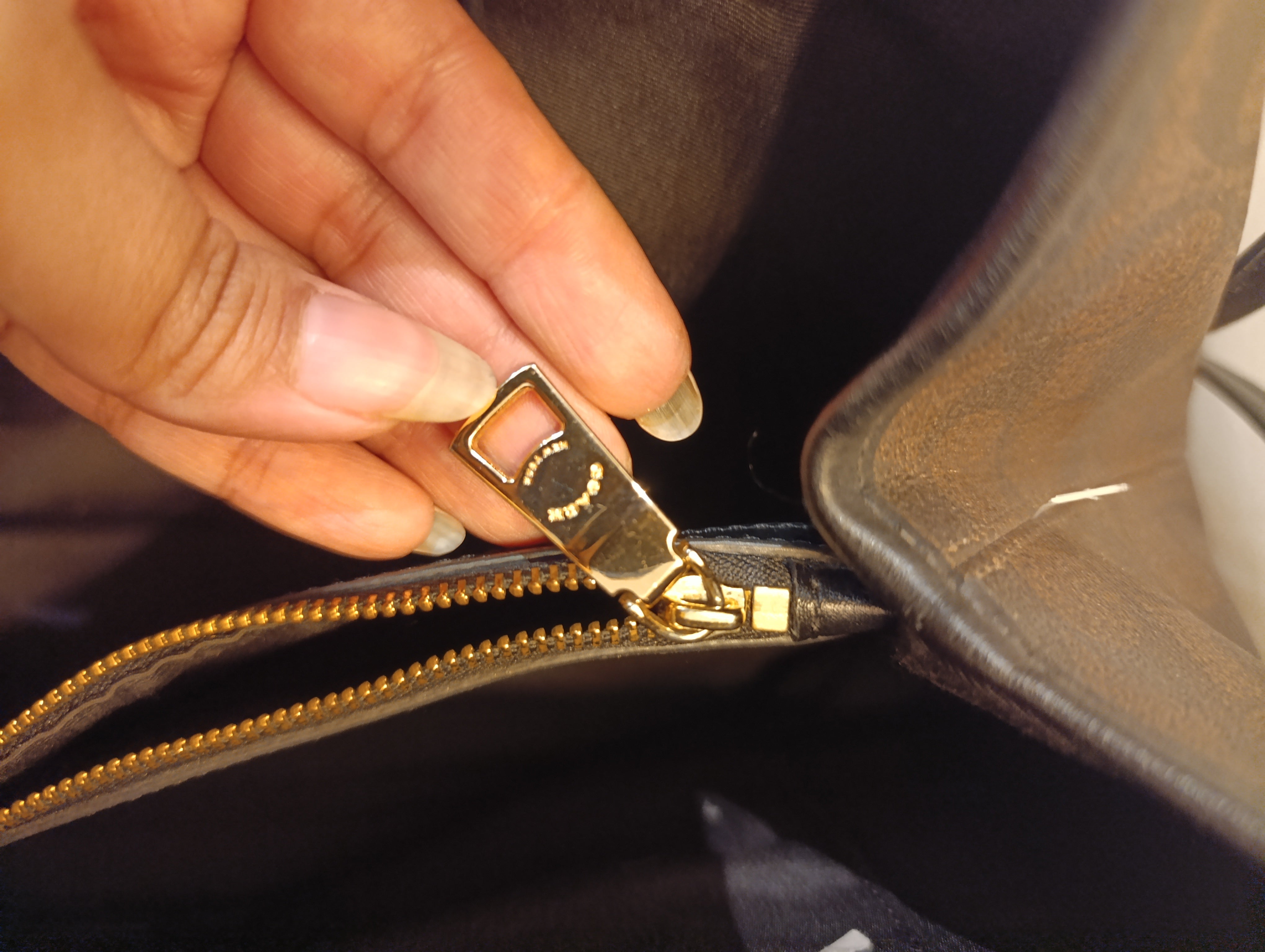 Coach drawstring satchel tote