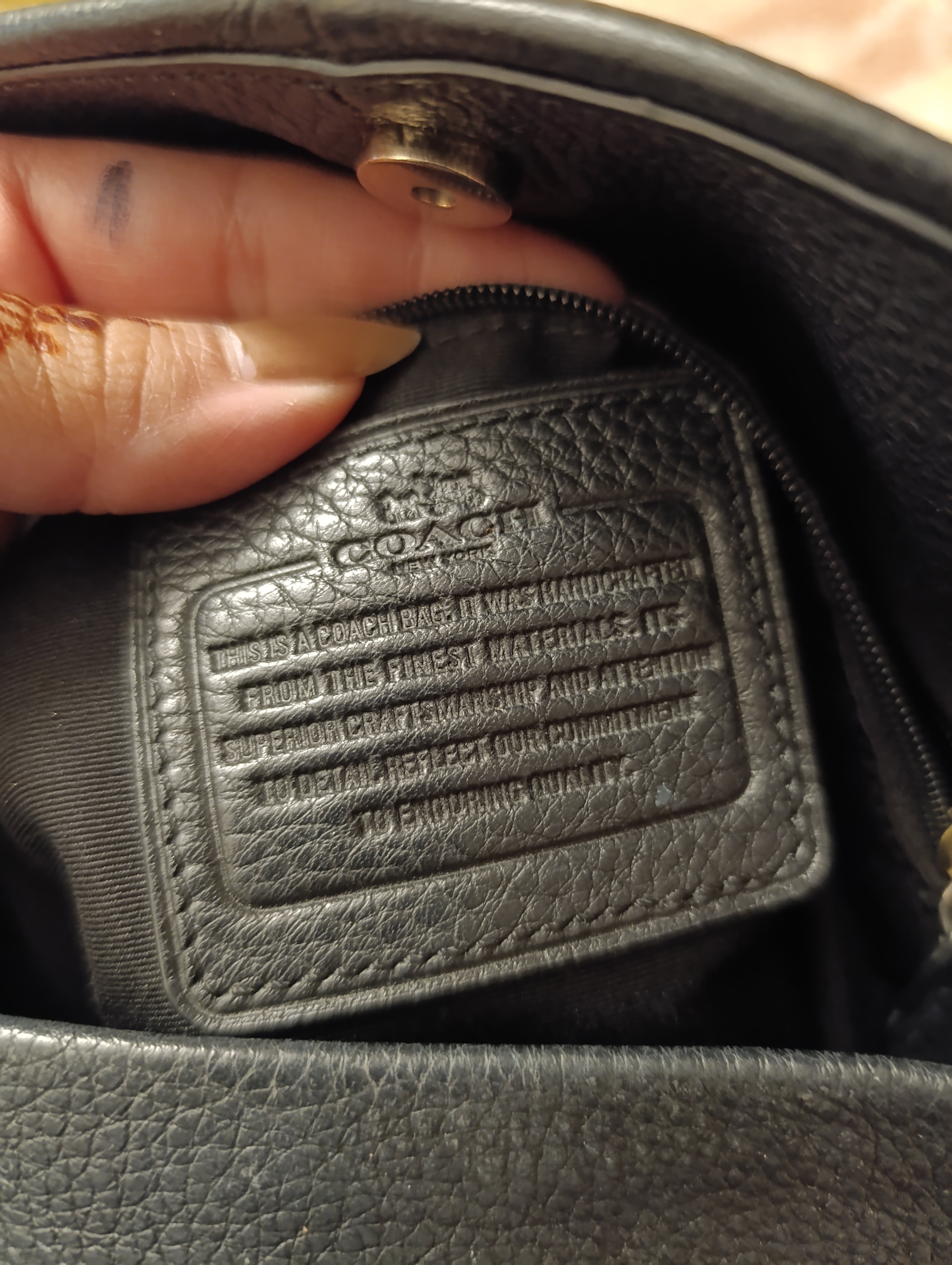 Coach Pebble Leather Tote